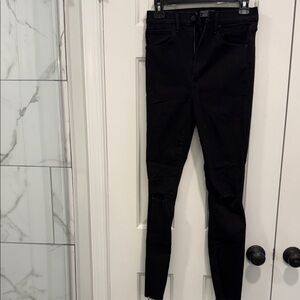 Abercrombie & Fitch Ultra High Rise Super Skinny Jeans - Black